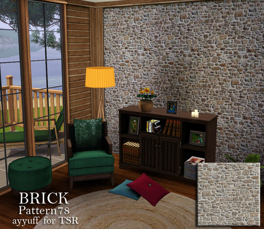 Sims 3 — Brick Pattern78 by ayyuff — Brick Pattern78