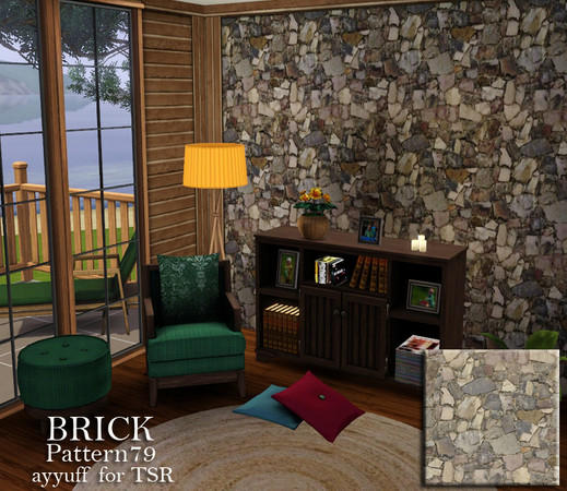 Sims 3 — Brick Pattern79 by ayyuff — Brick Pattern79
