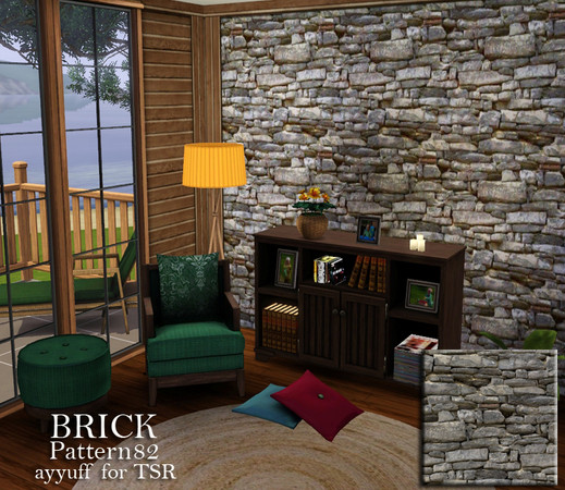Sims 3 — Brick Pattern82 by ayyuff — Brick Pattern82