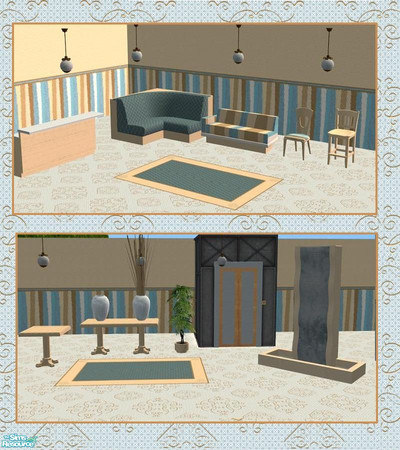 Sims 2 — TC73 Restaurant Build Set by mianatw1 — Inspired by TC73. This build set includes SEVENTEEN items to build the