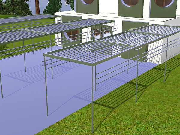Sims 3 — entrance romi by jomsims — entrance romi design metal decoration for entry