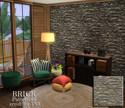 Sims 3 — Brick Pattern85 by ayyuff — Brick Pattern85