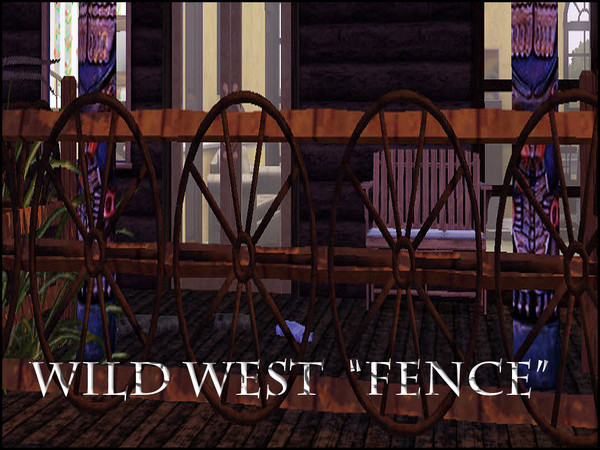 Sims 3 — WILD WEST FENCE by abuk0 — WILD WEST FENCE by abuk0