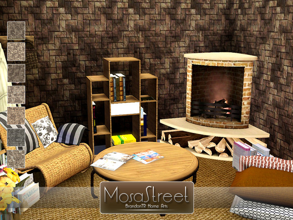 Sims 3 — MosaStreet Pattern Set by brandontr — BrandonTR Home Arts
