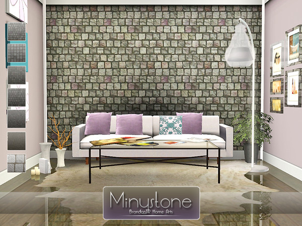 Sims 3 — Minystone Pattern Set by brandontr — BrandonTR Home Arts
