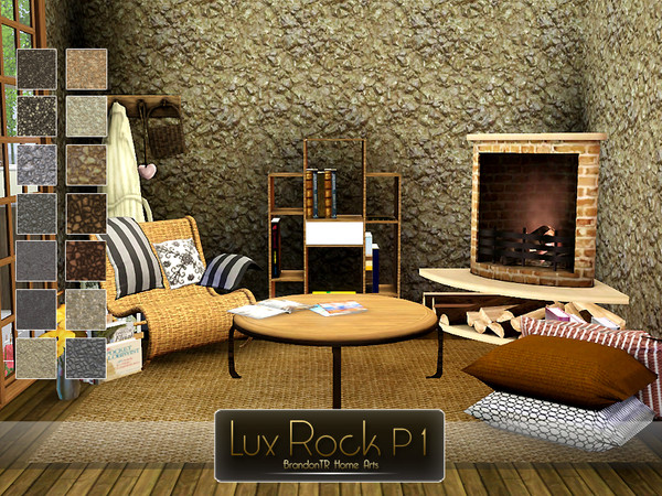 Sims 3 — LuxRock Pattern Set P1 *MAXI SET* by brandontr — BrandonTR Home Arts