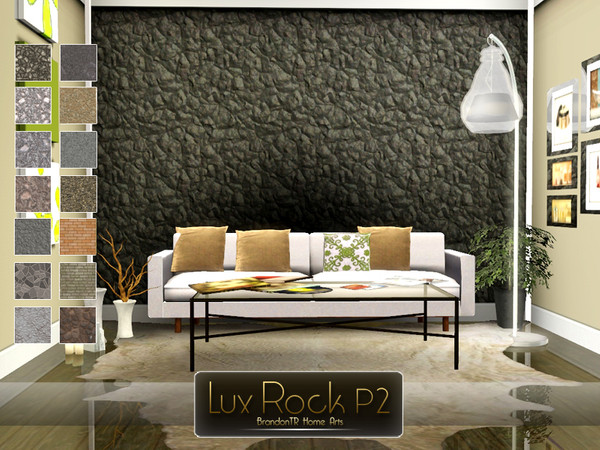 Sims 3 — LuxRock Pattern Set P2 *MAXI SET* by brandontr — BrandonTR Home Arts