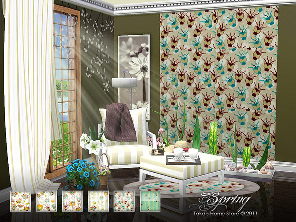 Sims 3 — Spring Set 5 by Takdis — Requires: Only Main Game