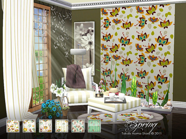Sims 3 — Spring Set 1 by Takdis — Requires: Only Main Game