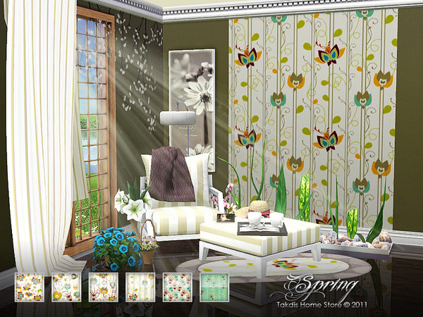 Sims 3 — Spring Set 4 by Takdis — Requires: Only Main Game