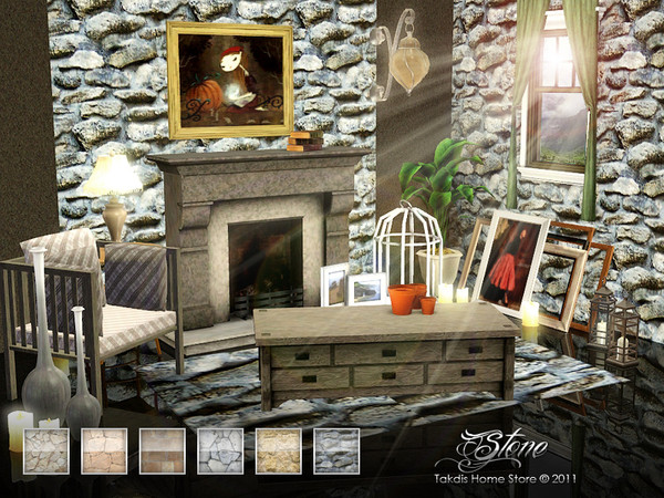 Sims 3 — Stone Set 6 by Takdis — Requires: Only Main Game