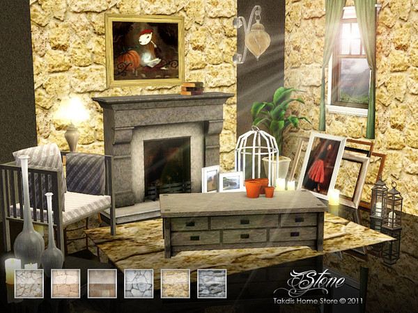 Sims 3 — Stone Set 5 by Takdis — Requires: Only Main Game