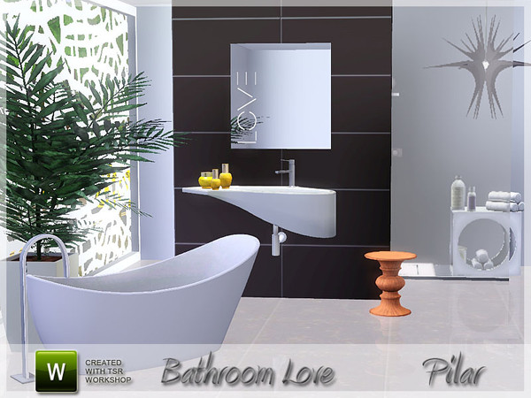 Sims 3 — Bathroom Love by Pilar — bathroom modern look