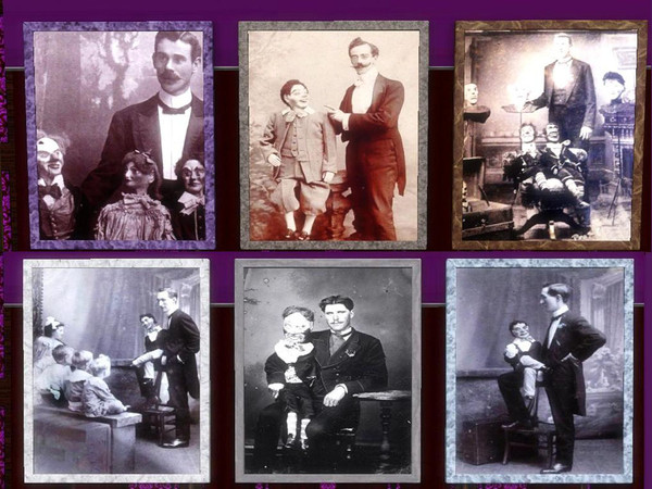 Sims 3 — Para Ventriloquist Set1 by paramiti — Vintage Ventriloquist Castle Sized Photographs 6 Photos in all