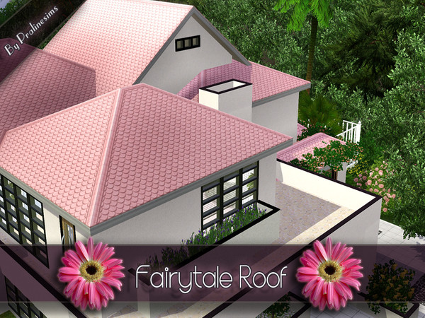 Sims 3 — Fairytale Roof by TSR Archive — By Pralinesims 