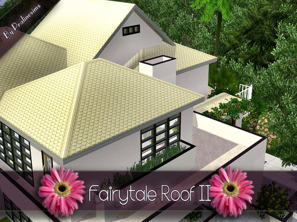 Sims 3 — Fairytale Roof II by TSR Archive — By Pralinesims
