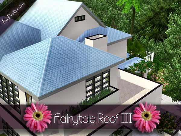 Sims 3 — Fairytale Roof III by TSR Archive — By Pralinesims