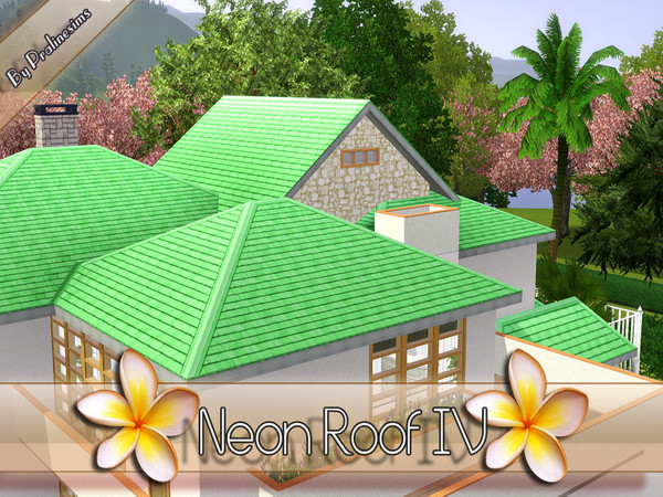 Sims 3 — Neon Roof IV by TSR Archive — By Pralinesims