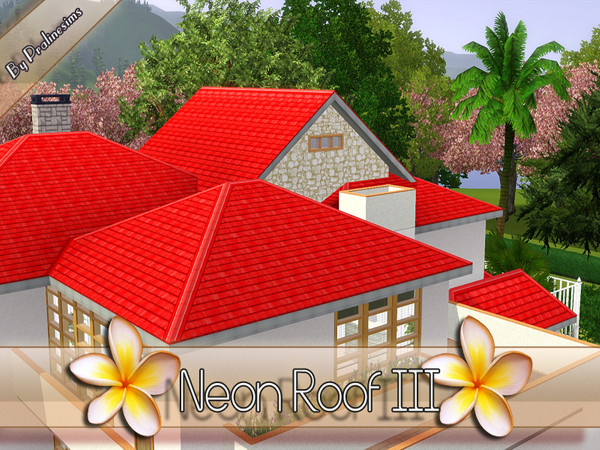 Sims 3 — Neon Roof III by TSR Archive — By Pralinesims