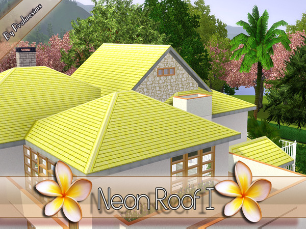 Sims 3 — Neon Roof I by TSR Archive — By Pralinesims