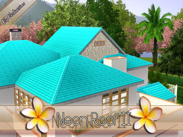 Sims 3 — Neon Roof II by TSR Archive — By Pralinesims