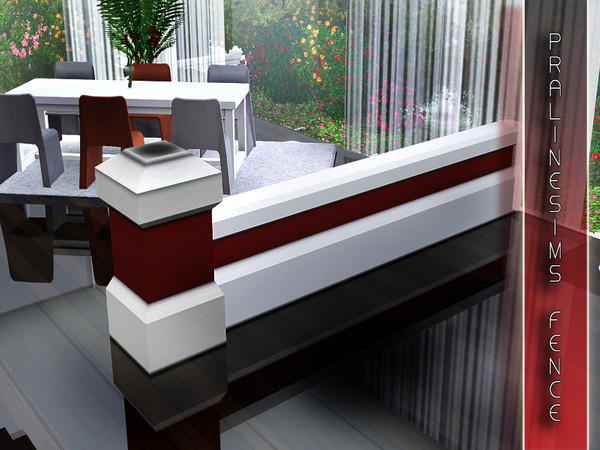 Sims 3 — Fence  by Pralinesims — By Pralinesims