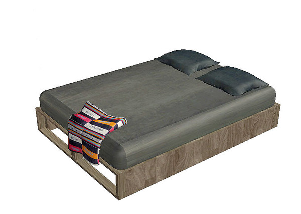 Sims 2 — Usefull - bed by steffor — 
