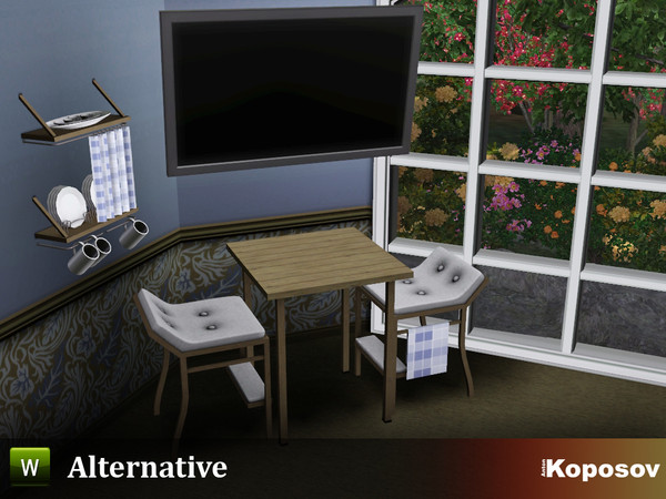 Sims 3 — Alternative Diningroom Set by koposov — I want to share with you my new collection for the diningroom. Very