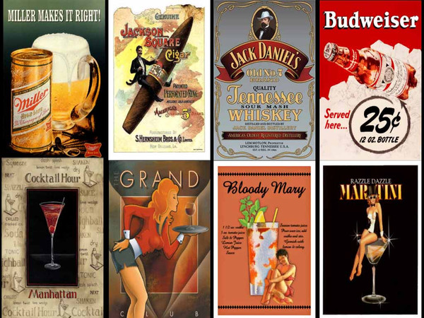 Sims 3 — Poster Pack by SimsHound2 — What bar room would be complete without this fantastic set of fine quality bar room