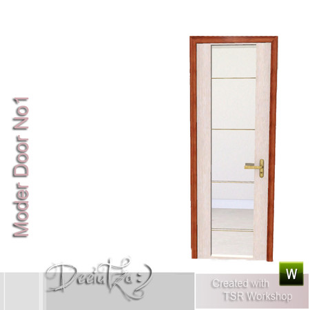 Sims 3 — Modern Door No1 by deeiutza — By deeiutza @TSR