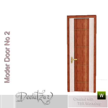 Sims 3 — Modern Door No2 by deeiutza — By deeiutza @TSR