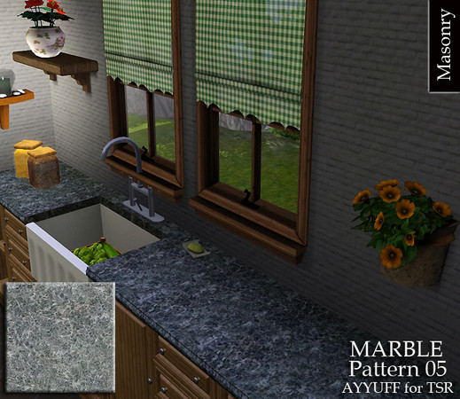 Sims 3 — Marble Pattern05 by ayyuff — Marble Pattern05