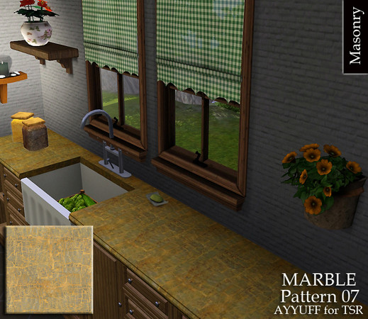 Sims 3 — Marble Pattern07 by ayyuff — Marble Pattern07