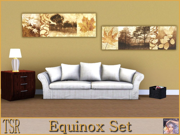 Sims 3 — Equinox Set by ziggy28 — A set of 2 painting by the artist Keith Mallett. TSRAA