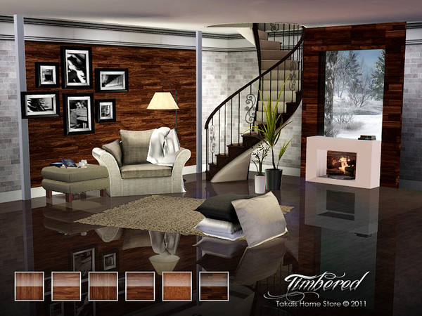 Sims 3 — Timbered Set by Takdis — Requires: Only Main Game