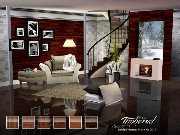 Sims 3 — Timbered Set 4 by Takdis — Requires: Only Main Game