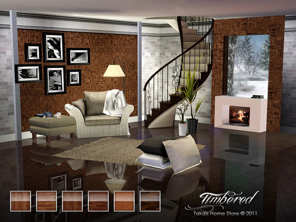 Sims 3 — Timbered Set 5 by Takdis — Requires: Only Main Game