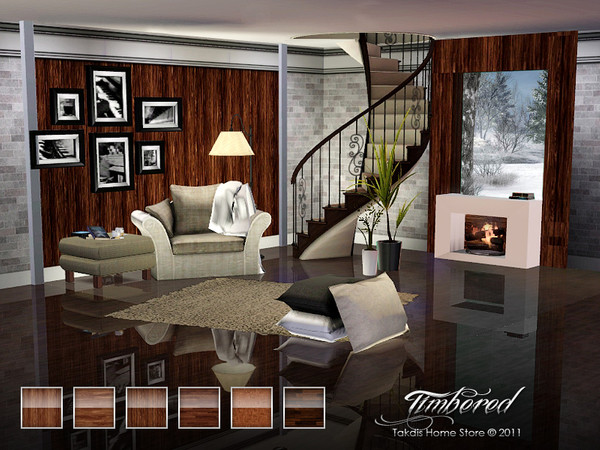 Sims 3 — Timbered Set 1 by Takdis — Requires: Only Main Game