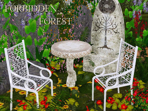 Sims 3 — FORBIDDEN FOREST by abuk0 — The Forbidden Forest likes to keep its secrets, but on occasion a glimpse may be