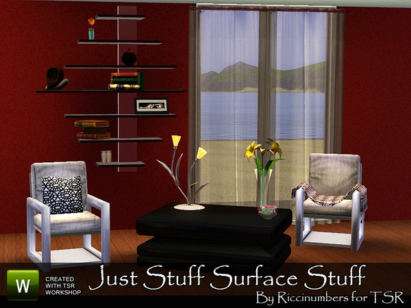 Sims 3 — Just Stuff Surface Stuff by TheNumbersWoman — Well this set will be the last "stuff". Made a