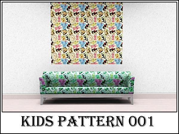 Sims 3 — Kids pattern 001 by Markesha — Created by Markesha. Recolorable Palette - 1.