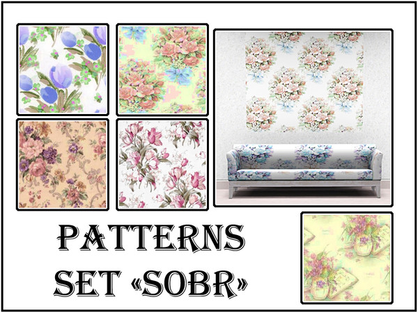 Sims 3 — Patterns set Sobr by Markesha — Patterns set Sobr