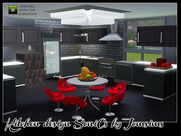 Sims 3 — design kitchen sonics by jomsims — design kitchen sonics. in this set. 11 object. .1 Counter. Base and top