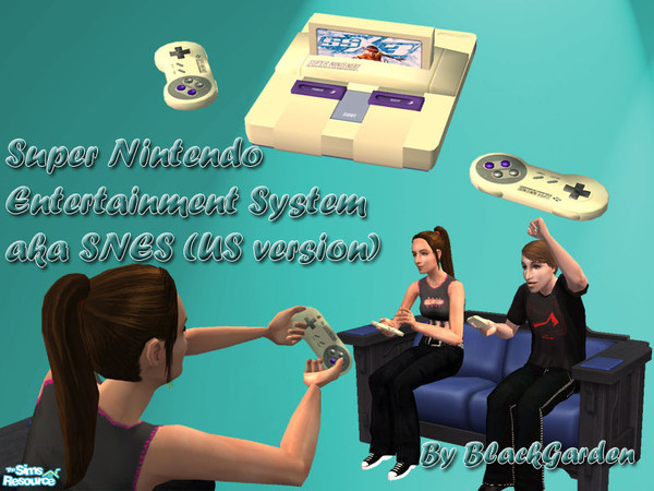 Sims 2 — Super Nintendo Entertainment System (US Version) by BlackGarden — This is the US version of the Super Nintendo