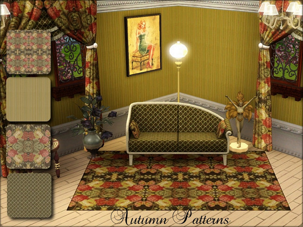 Sims 3 — Autumn Patterns DV2011 by cm_11778 — These are some new patterns for Autumns. I hope you and your Sims enjoy!