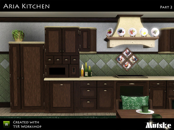 Sims 3 — Aria Kitchen Part 2 by Mutske — This is the second part of the Aria Kitchen. This set contains 6 appliances and