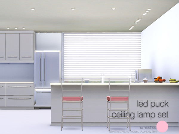 Sims 3 — LED Puck Lighting by DOT — Runway or Home Ceiling decorating. Modern Contemporary Lighting, for Indoor or