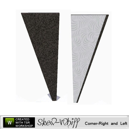 Sims 3 — Skew-Whiff - Corner by BuffSumm — Created by BuffyASummer (BuffSum) @ TSR Part of the Skew-Whiff Build Set