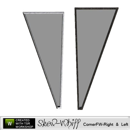 Sims 3 — Skew-Whiff - Corner FullWindowLeft by BuffSumm — Created by BuffyASummer (BuffSum) @ TSR Part of the Skew-Whiff