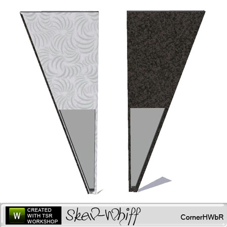 Sims 3 — Skew-Whiff - Corner HalfWindowBottomRight by BuffSumm — Created by BuffyASummer (BuffSum) @ TSR Part of the